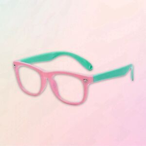 Silicone, Blue Light Filtering Glasses, Unisex Youth, Assorted Colors